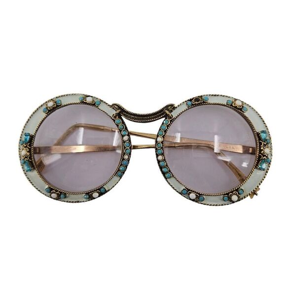 Fabulous Very Rare White Enamel 1967 Christian Dior × Tura 12kt Gold Embellished - Picture 1 of 8